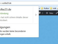ssl nicht sichere inhalte blockiert