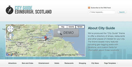 City Guide Theme von Woothemes