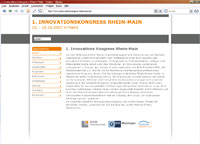 Innovationskongress Rhein-Main in Mainz Innovationskongress Rhein-Main in Mainz
