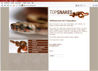 Topsnakes Schlangen Topsnakes Schlangen