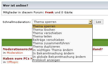 Schnellmoderations-Werkzeuge Schnellmoderations-Werkzeuge